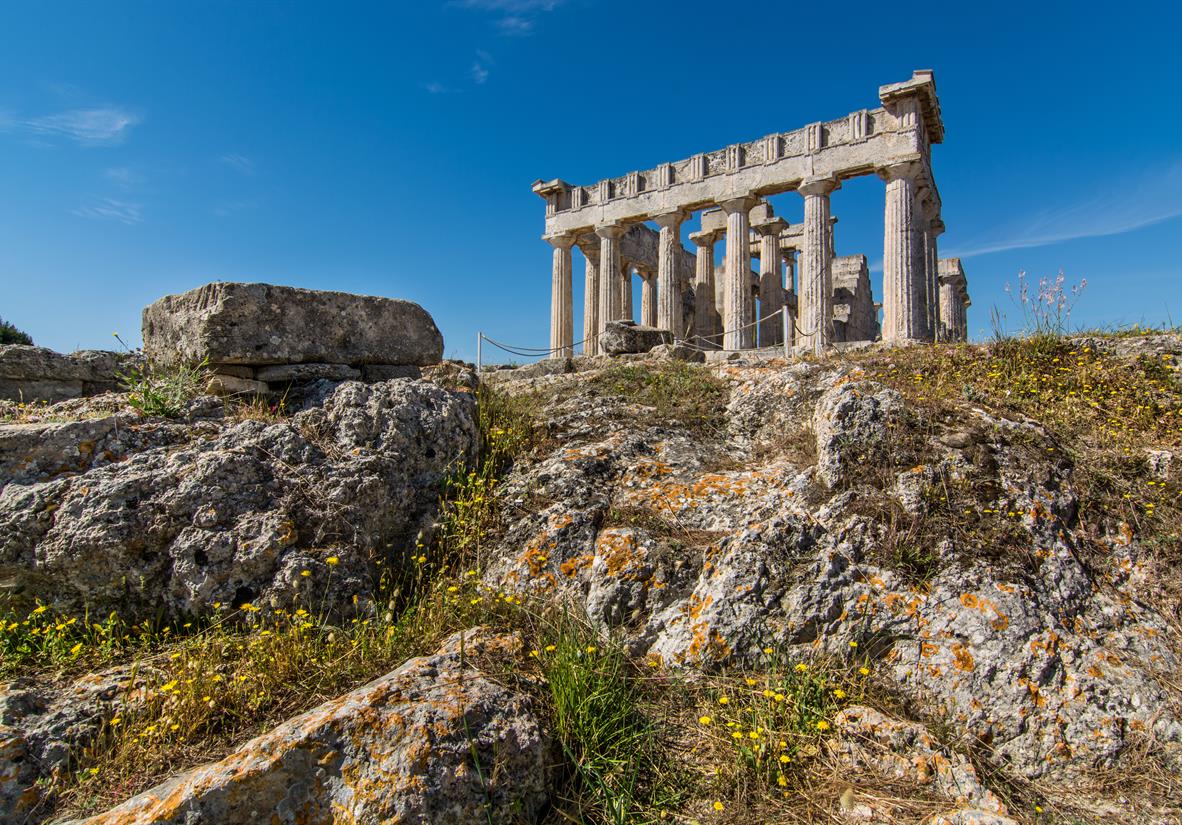 Aphaia Tempel auf Aegina