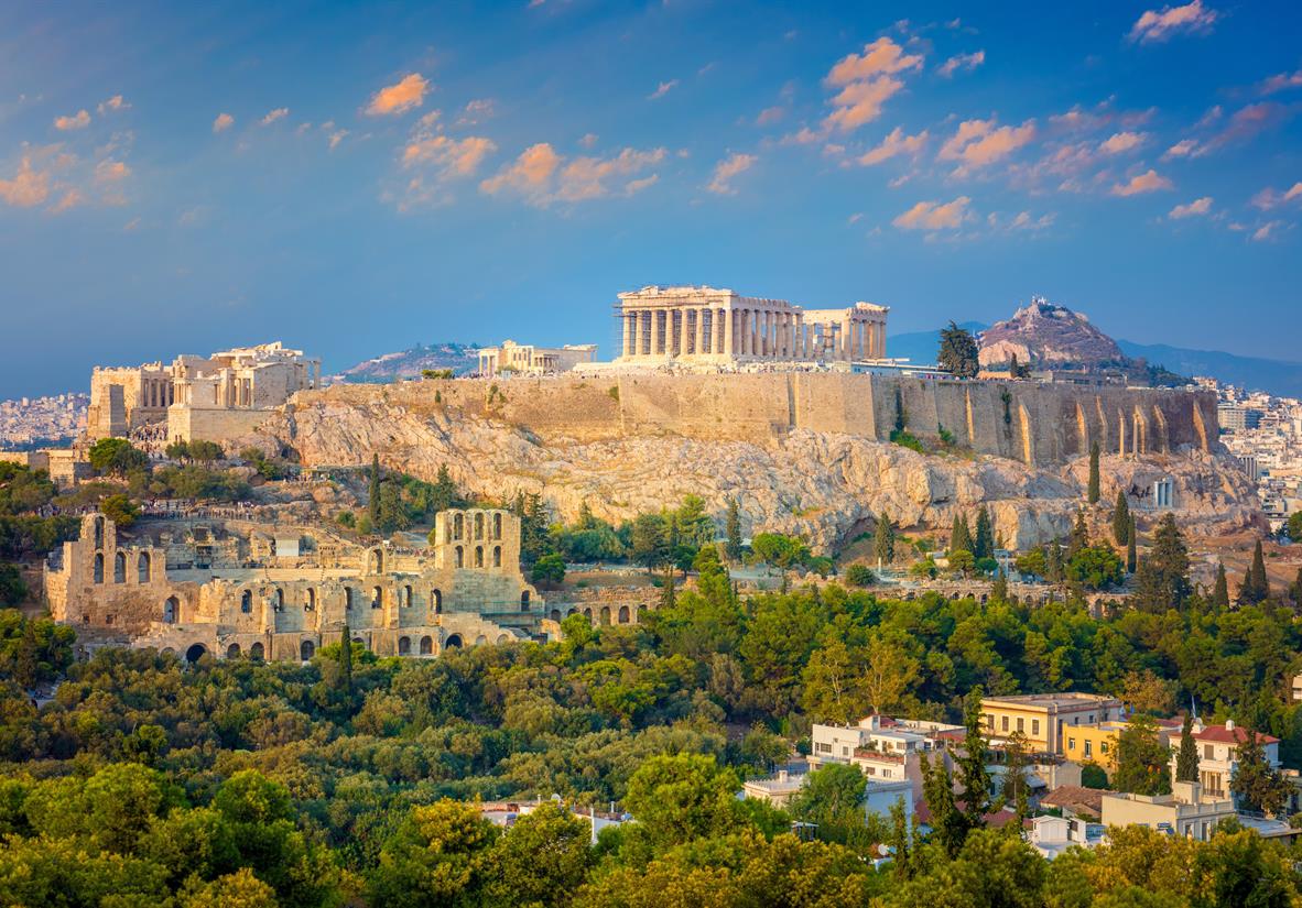 Parthenon Tempel auf der Akropolis