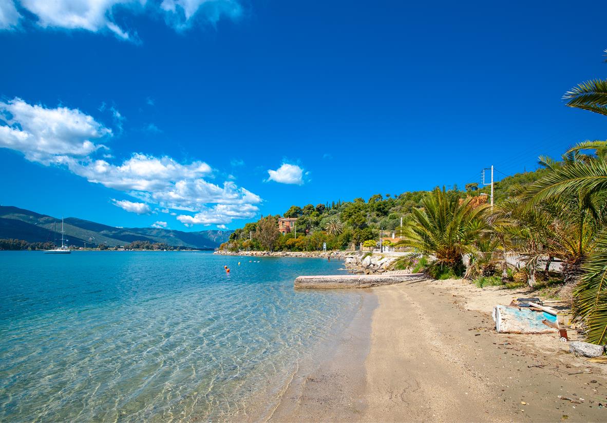 Strand auf Poros