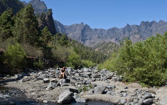 Im Caldera de Taburiente Nationalpark