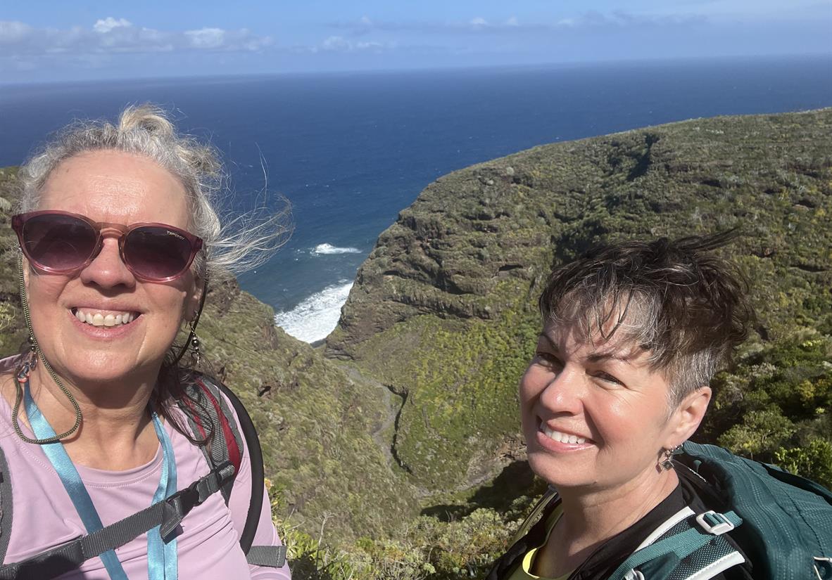 Glückliche Gesichter auf La Palma