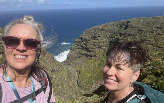 Glückliche Gesichter auf La Palma