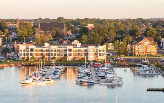 Coastal city of Charlottetown