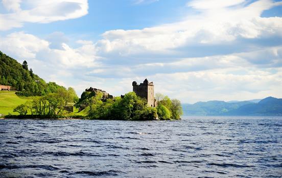 13th century Urquhart Castle