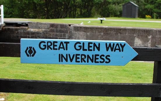 Great Glen Way signpost