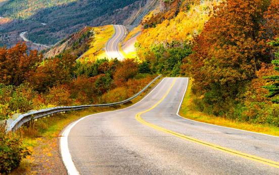 The Cabot Trail in the Fall