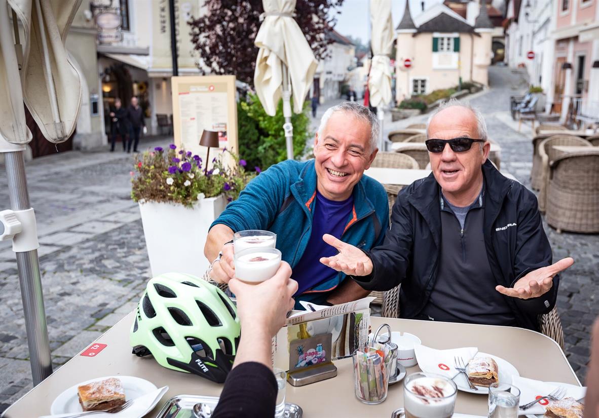 Local cafes and beer gardens