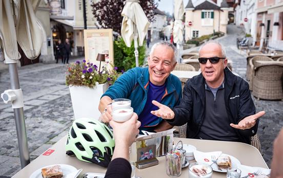 Local cafes and beer gardens