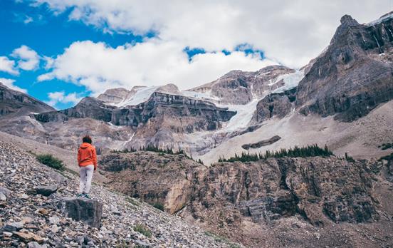 Views of Stanley Glacier in Banff National Park