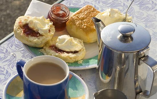 Enjoy an English cream tea