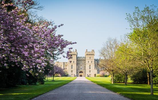 The iconic Windsor Castle