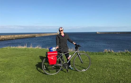 Happy Macs customers on the cycleway