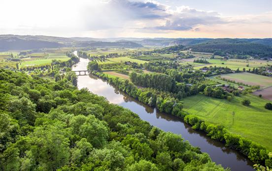 The lush Dordogne region