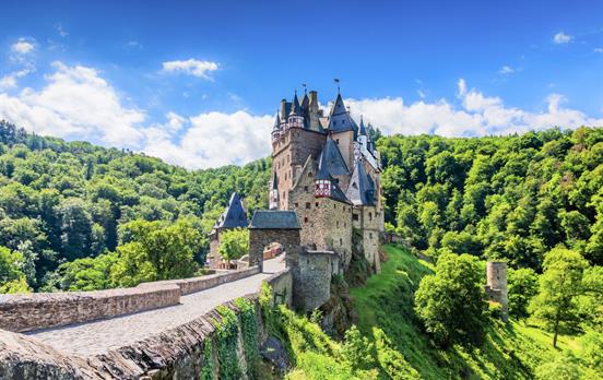 The striking Eltz Castle