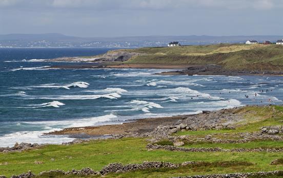 Fanore Beach am Atlantik