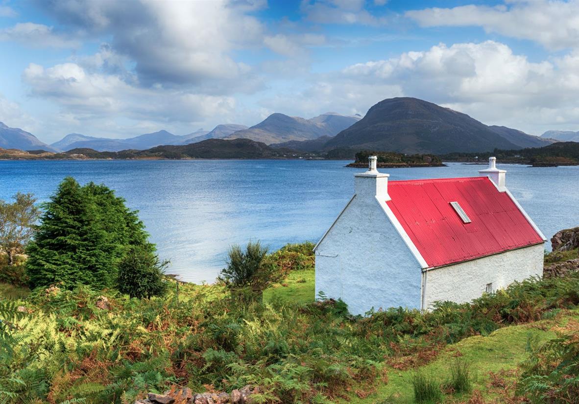 Traumhaftes Panorama am Loch Shieldaig