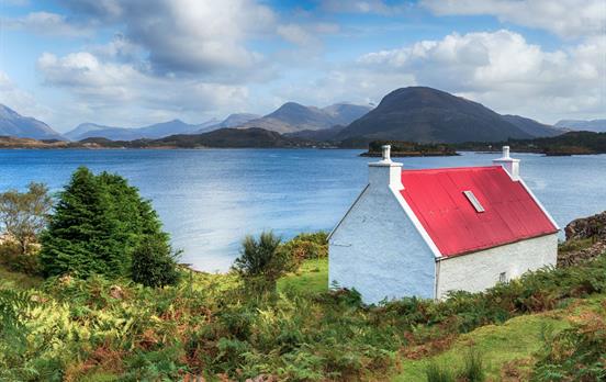 Traumhaftes Panorama am Loch Shieldaig