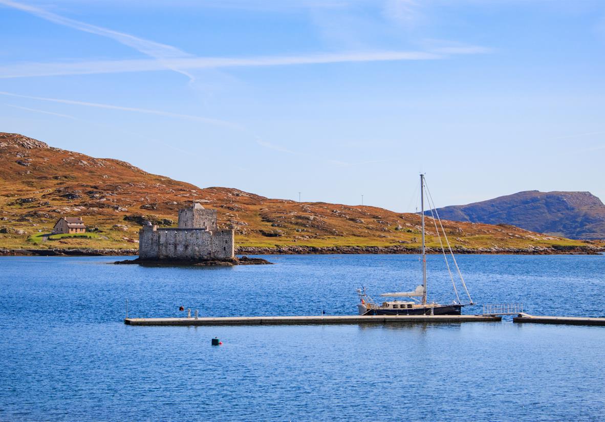 Kisimul Castle in Castlebay, Barra