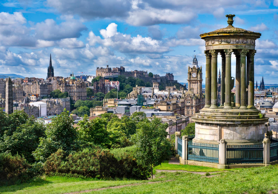 Blick über Edinburgh
