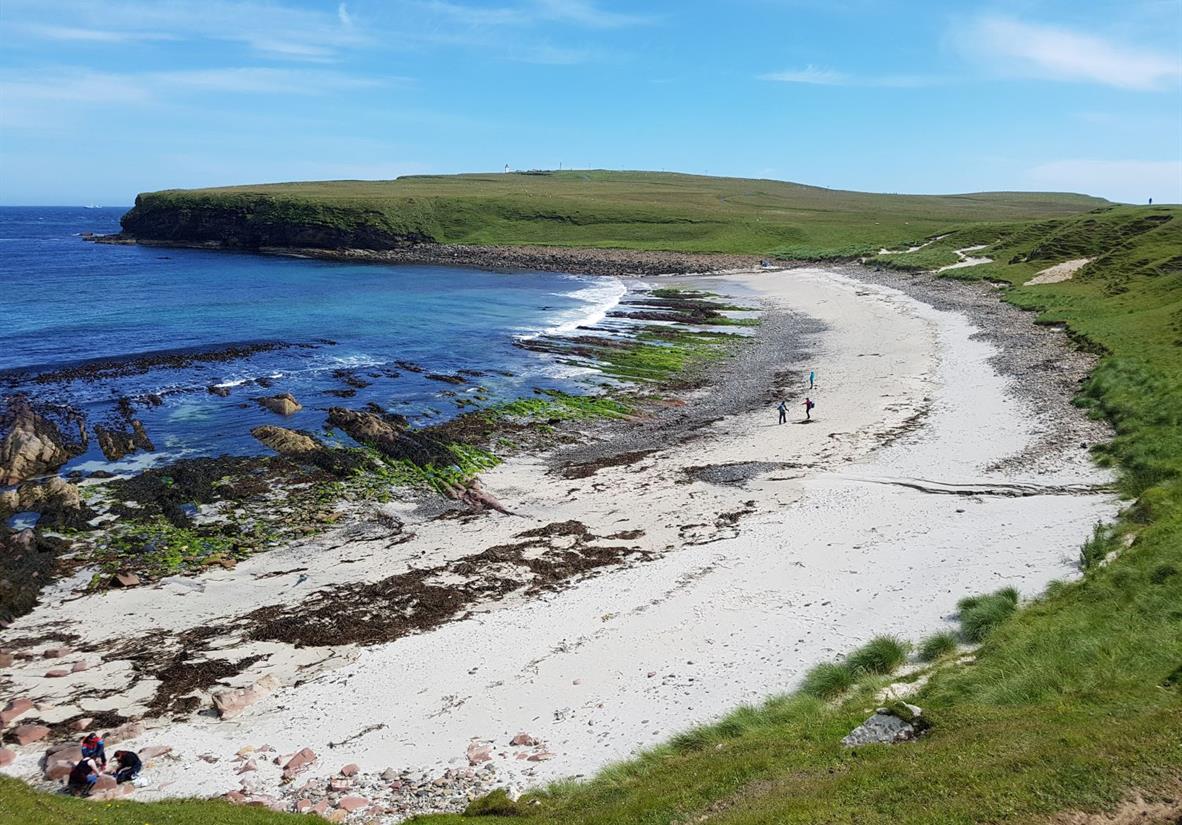 White beaches on the west coast