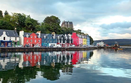 Farbenfrohes Tobermory auf Mull