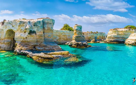 Stacks of Torre Sant Andrea