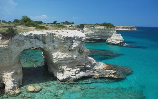The sea arch at Fragoli