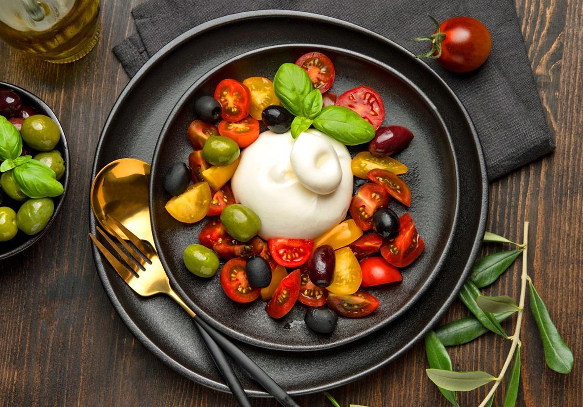 The famous burrata of Puglia