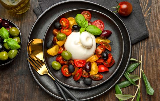 The famous burrata of Puglia