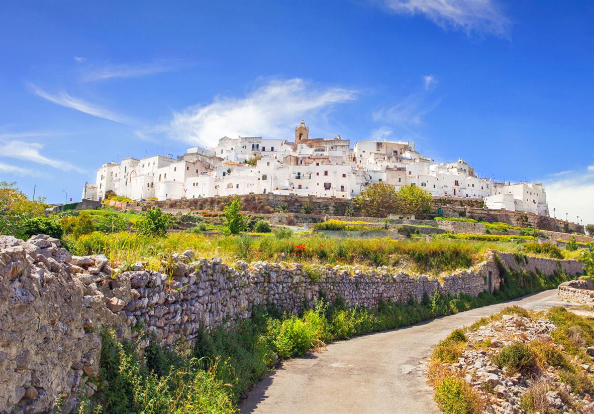 The magnificent white city of Ostuni