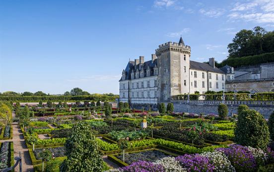 Chateau and gardens of Villandry