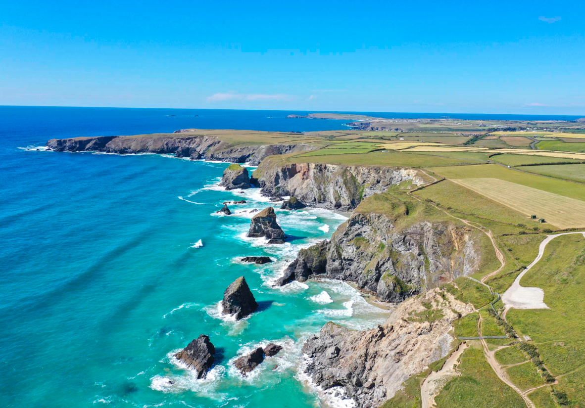 Bedruthan Steps Felsformation