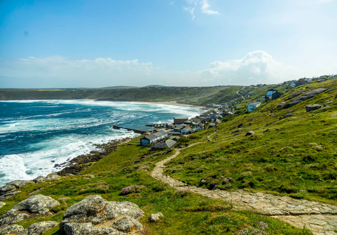 Cornisches Fischerdorf bei Land's End