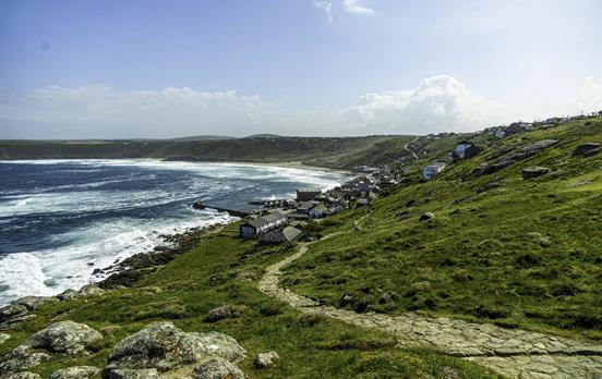 Cornisches Fischerdorf bei Land's End