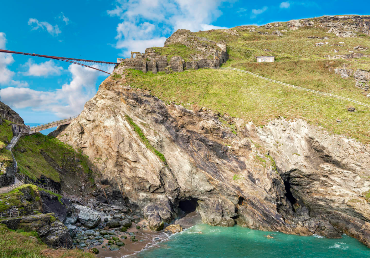 Tintagel Castle, bekannt von König Arthur
