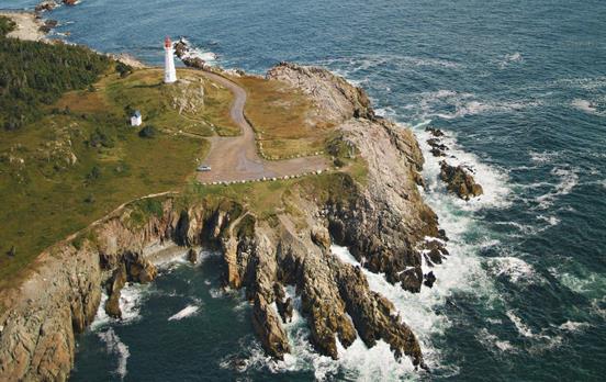 Enjoy stunning views of headland cliffs