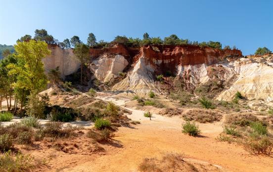 The Colorado formation in Rousillon