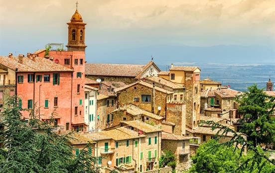 The old town of Montepulciano