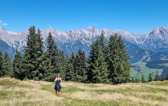 Auf dem Weg zur Schwalbenwand