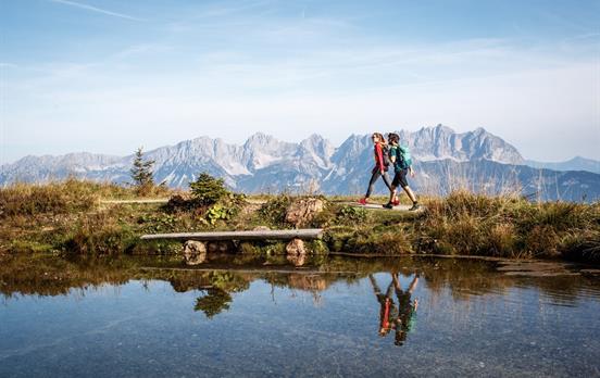Panoramaweg über dem Brixental
