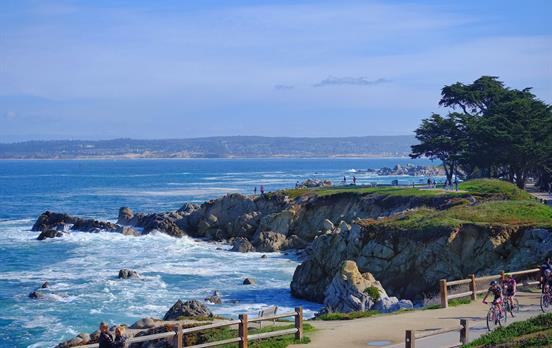 Stroll along the shores of Monterey Bay