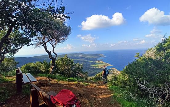 Have a rest on the Aphrodite Trail Walk