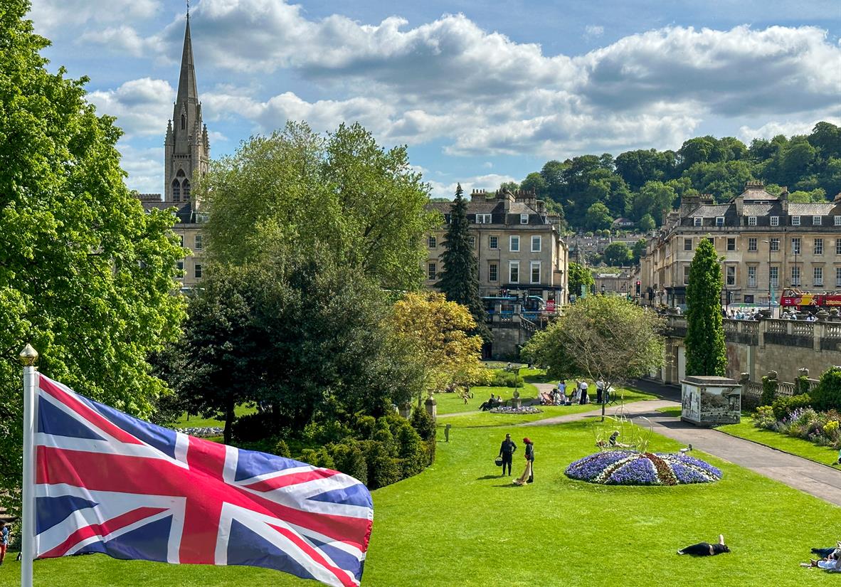 Green spaces in Beautiful Bath