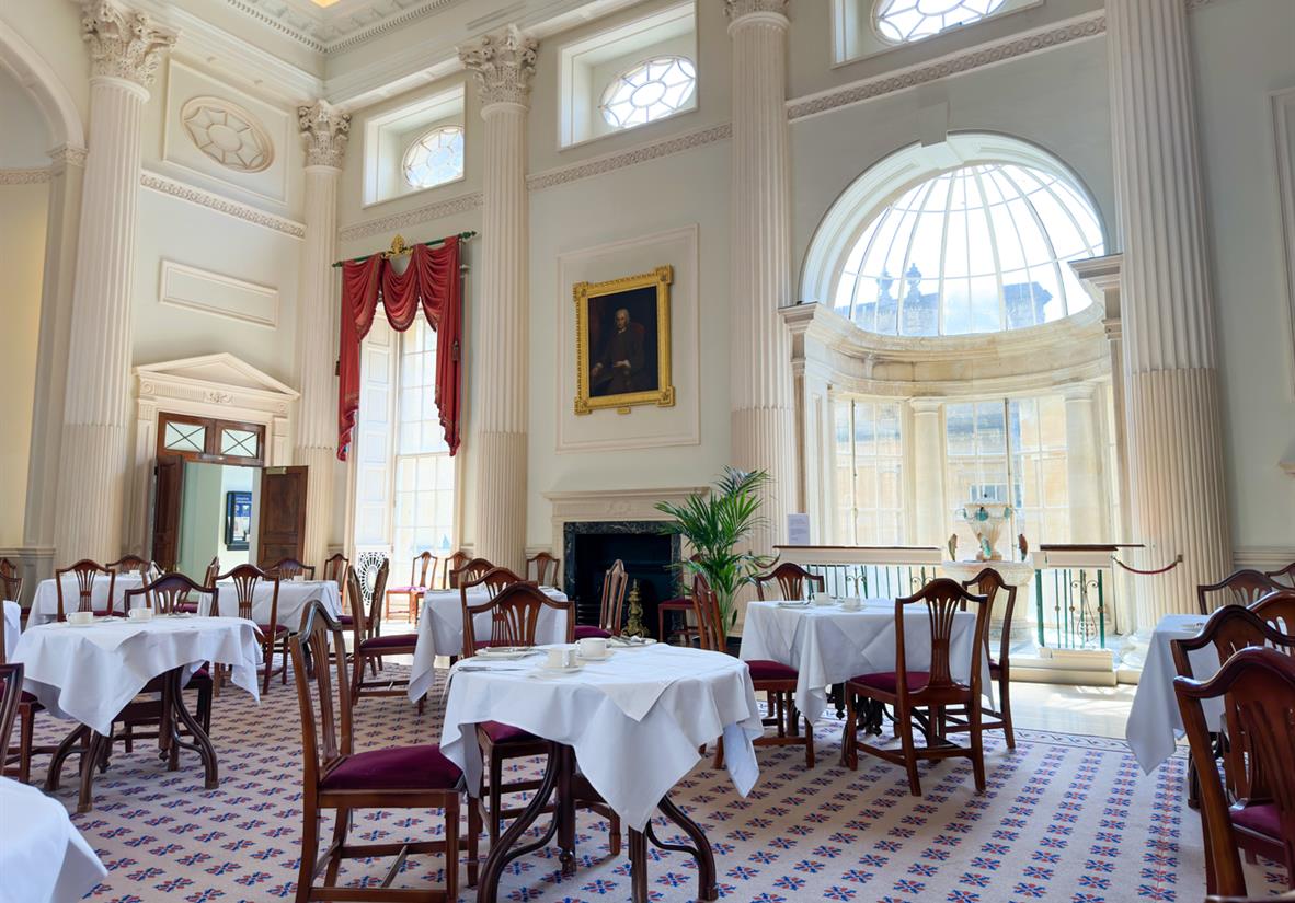 Afternoon tea at the Roman Bath's Pump Room