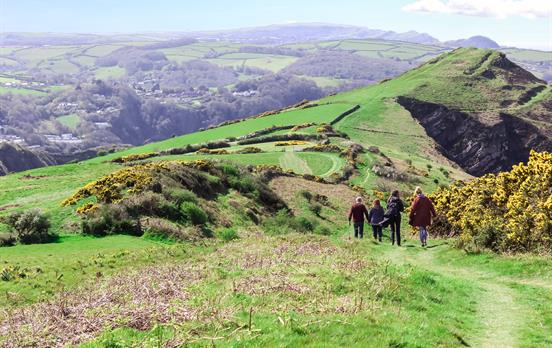 Abstieg vom Great Hangman