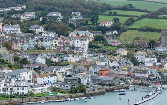 The pretty town of Salcombe