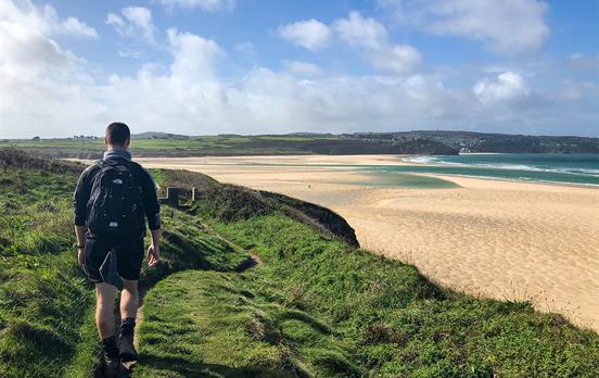 Walking towards Hayle