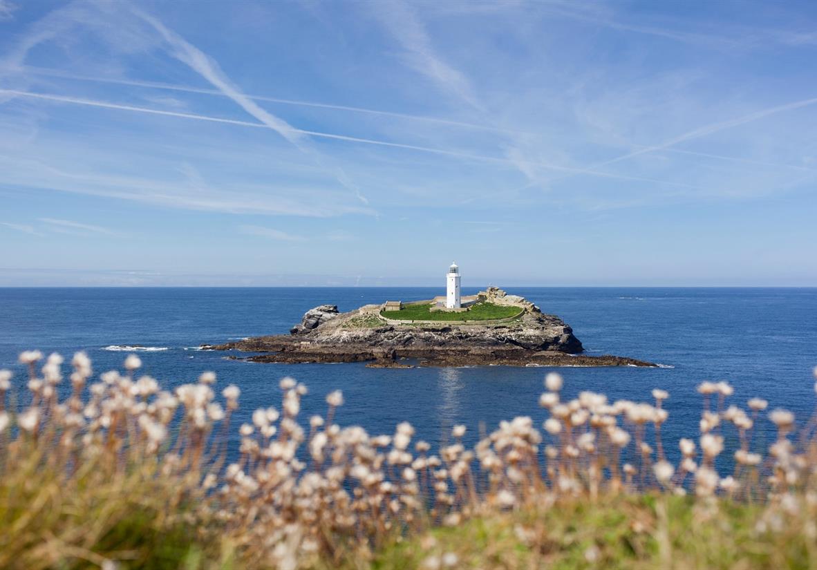 Der Leuchtturm von Godrevy Point