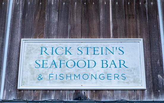 Visit Rick Stein's restaurant and cafe