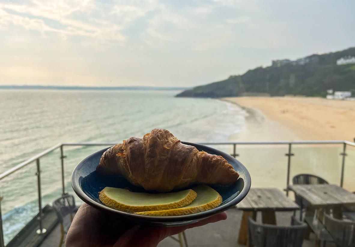 Breakfast with a view